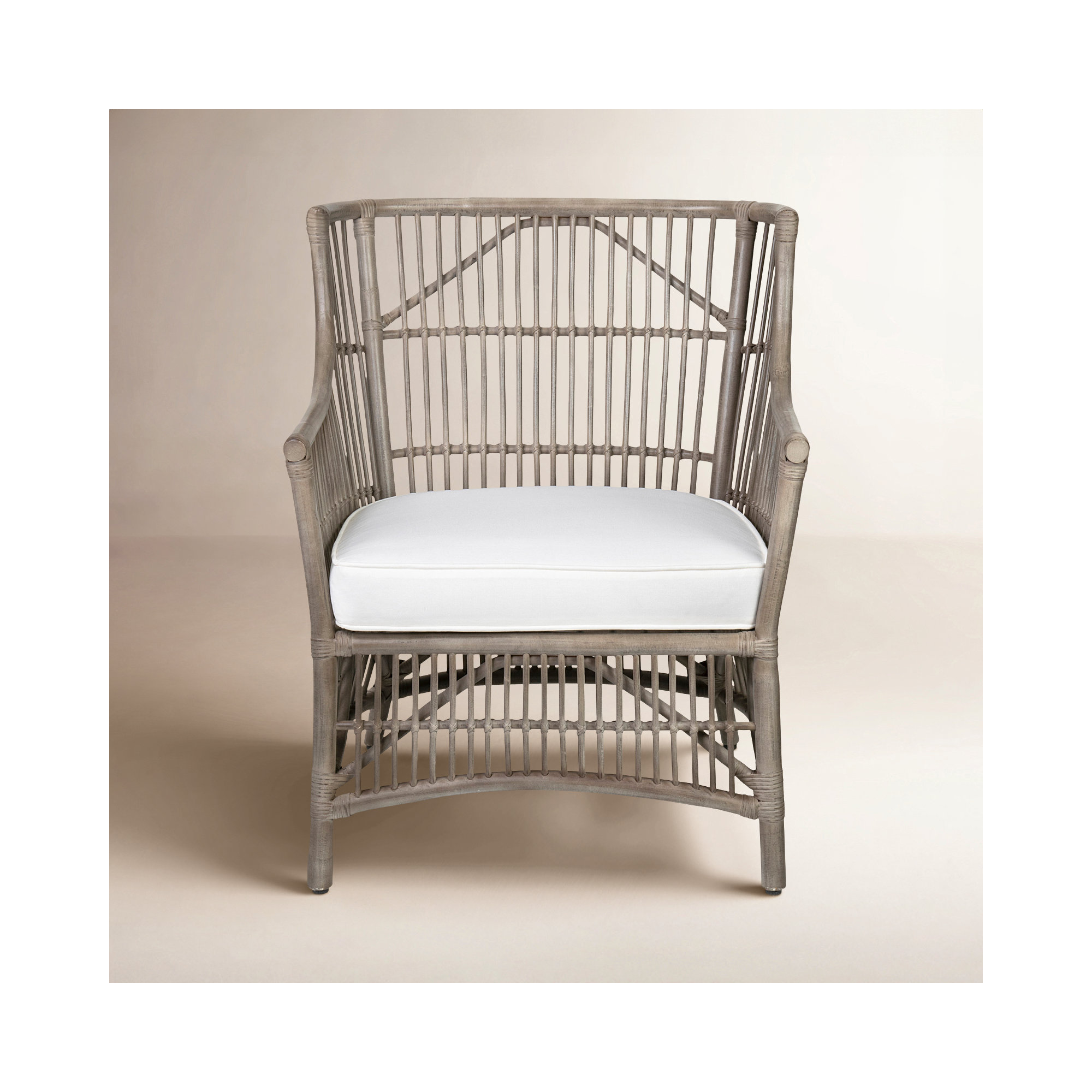 Barkley Upholstered Armchair, Gray