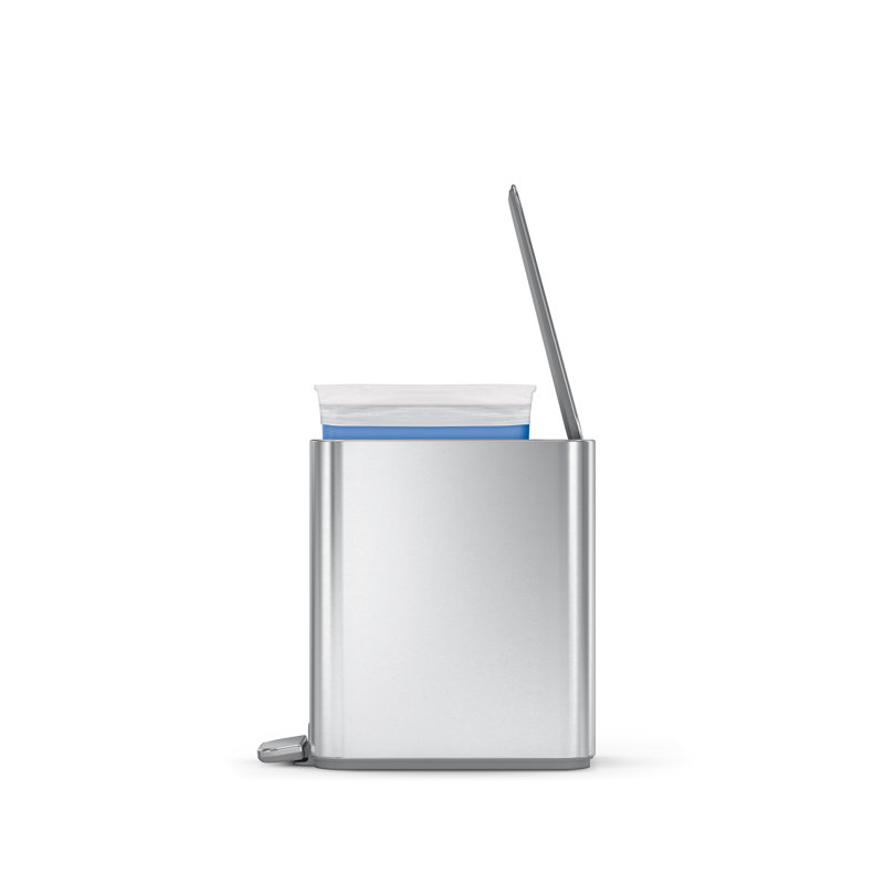 Simplehuman 5L Slim Pedal Bin, Stainless Steel