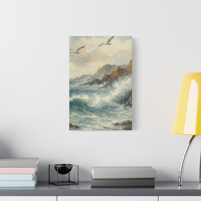 Aaroon Single Picture Frame Print on Canvas