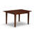 5 Piece Dining Table Set for 4 Includes a Rectangle Kitchen Table with Butterfly Leaf and 4 Dinette Chairs, Mahogany-336166421