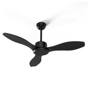 Dytrell 48'' Ceiling Fan with Remote Control without Lights for Bedroom
