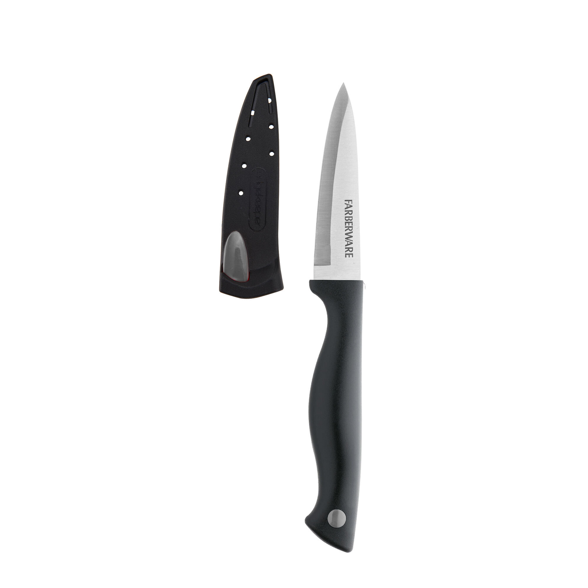 Fiskars Essential Vegetable Knife 11 cm - Vegetable Knives Stainless Steel Black - 1065568