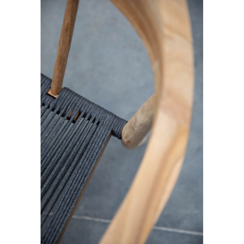 Copenhagen Solid Wood Arm Chair, No