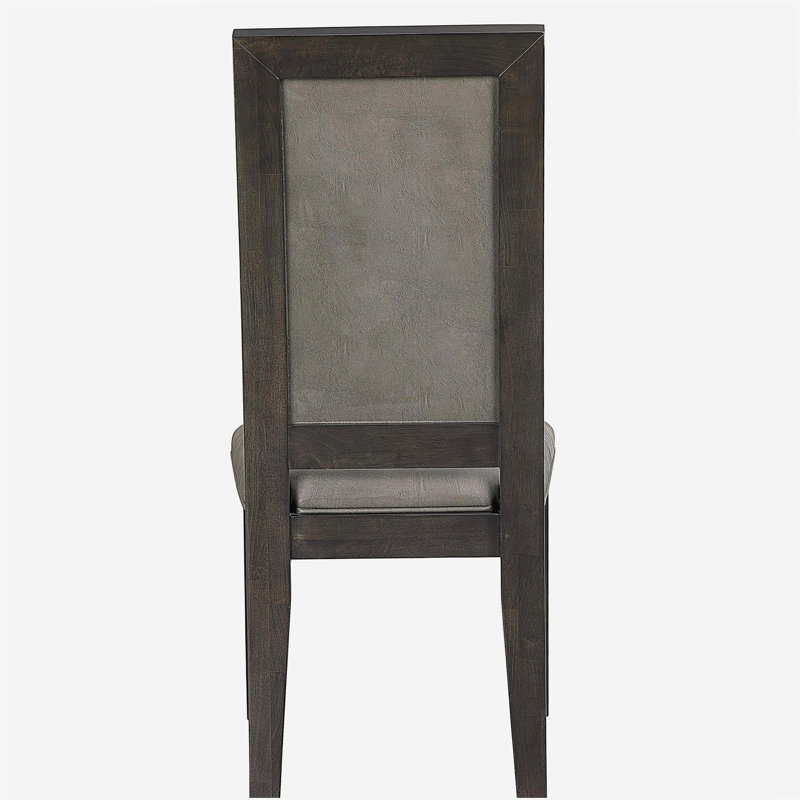 Magnifique ensemble de chaises de salle à manger brun 2 pièces