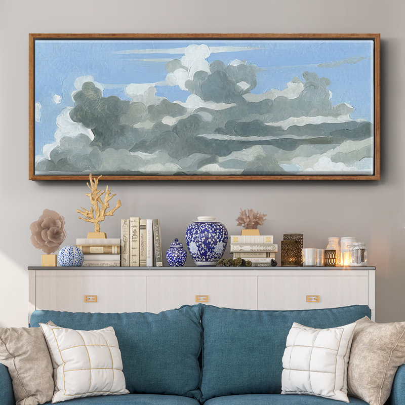 Clouds  to  come- Framed Canvas
