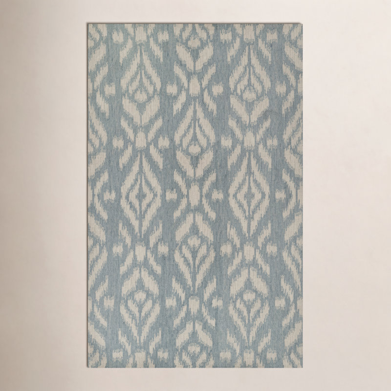 Truman Wool Ikat Indoor Rug, Rectangle 3'6" x 5'6"