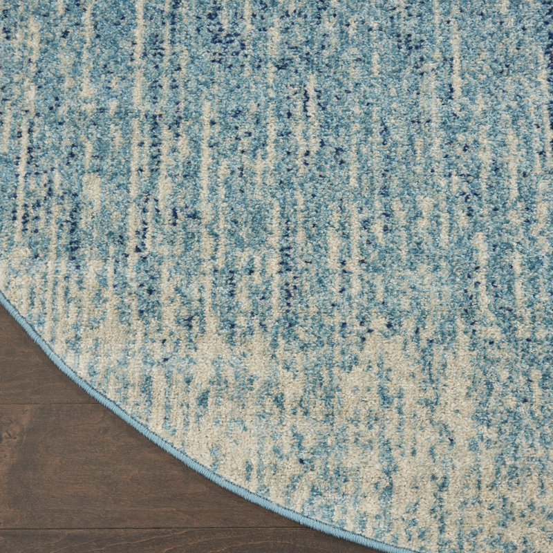 Southwestern Indoor / Outdoor Rug, Round 4'