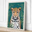 Leopard Portrait Modern - Wrapped Canvas-816919143-816919149