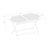7 Piece Patio Bistro Dining Furniture Set Consist of an Oval Outdoor Acacia Wood Table and 6 Folding Adjustable Arm Chairs, 36x60 Inch, Natural Oil-288862659