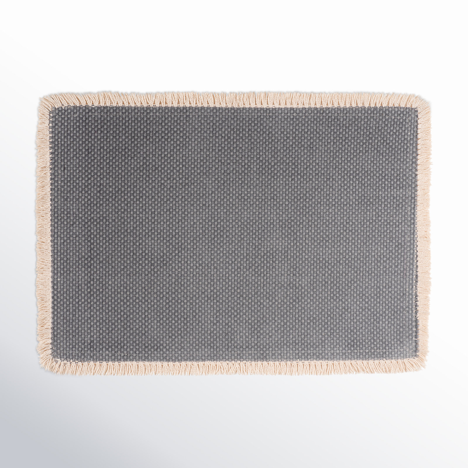 Morrone Cotton Placemat, Dark Gray