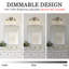 Éclairage pour meuble-lavabo 2 lumières 2 lumières-1303052027-1303052022-1303052020
