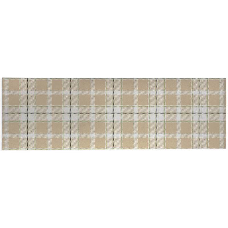 Billy Tartan Non-Slip Outdoor Rug, Runner 2'6'' x 8'