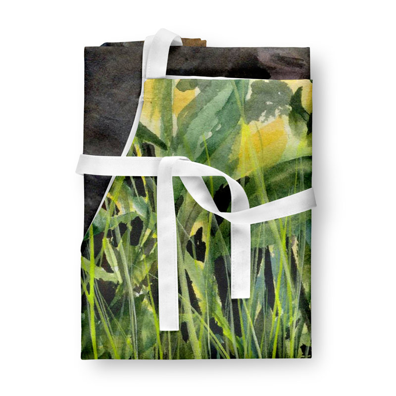 No Pattern Bib Apron
