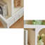 Bibliothèque de rangement style français de luxe