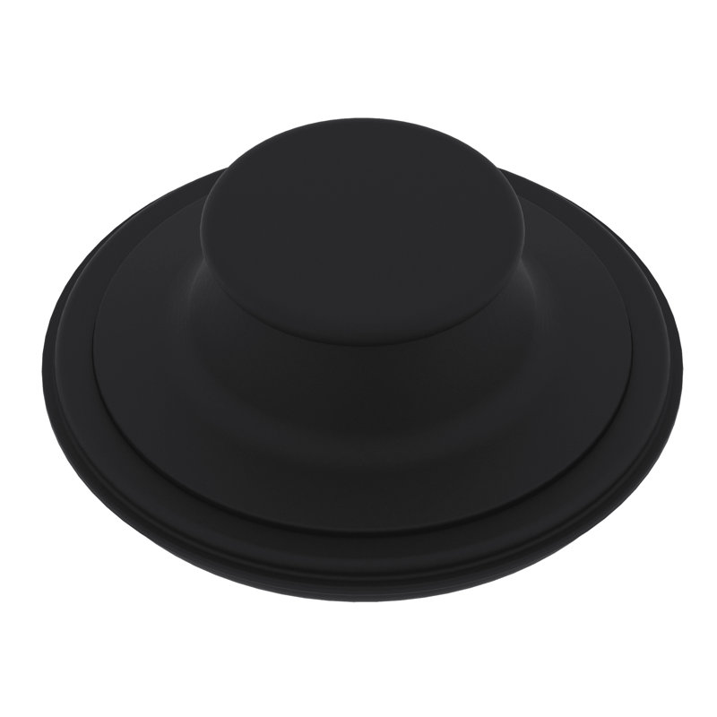 4.75" Disposal Stopper, Matte Black