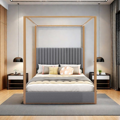 Wyndham Upholstered Canopy Bed