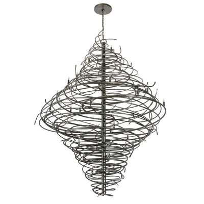 Cyclone 36 - Light Dimmable Geometric Chandelier