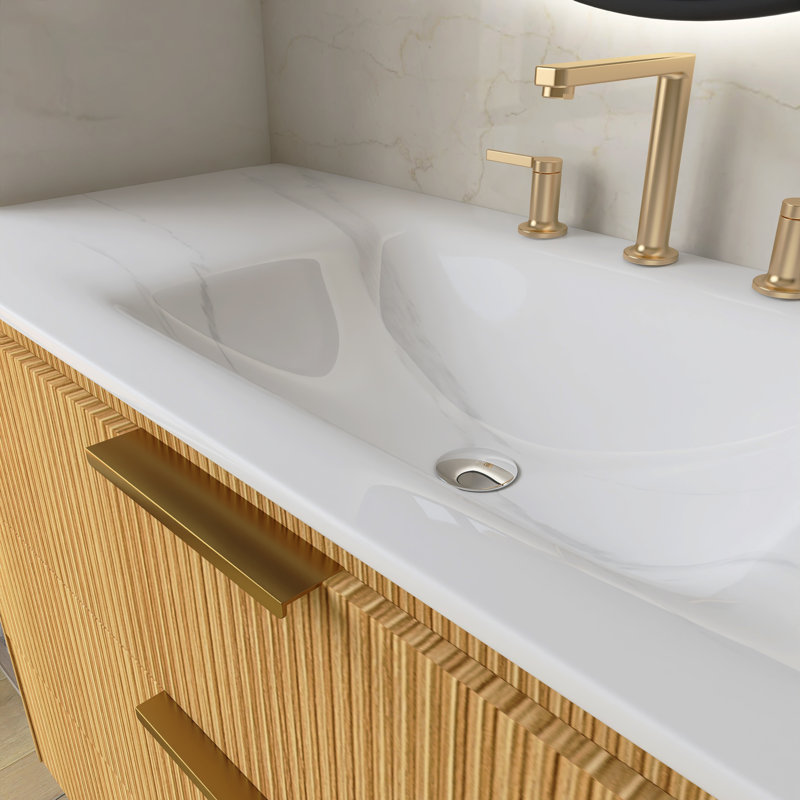Meuble-lavabo 48 po avec lavabo, Chêne, 48.03"