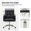 Chaise de bureau pivotante en cuir Auric-86865259