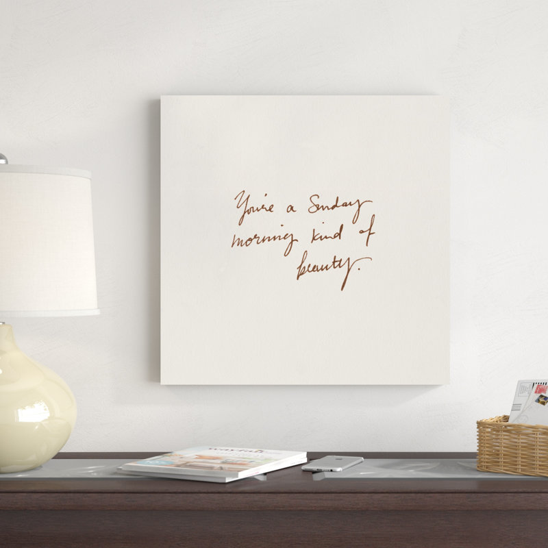 " Scrawled Affirmations III " by Emma Caroline, 20" H x 20" W