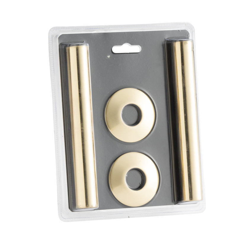 Abbeyville Heating Radiator Pipe Shrouds/Covers /Sleeves & Collars, Brass, 130mm H x 18mm W x 18mm D