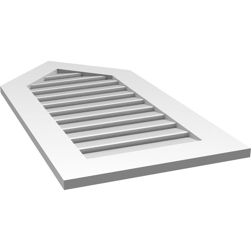 Ventilé à pignon fonctionnel en uréthane Signature, H 40 po x l 20 po x P 1 po, 12/12