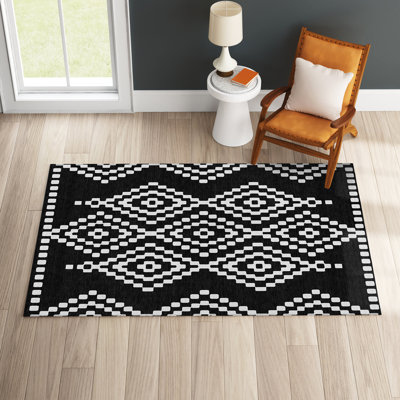 Malek Indoor/Outdoor Area Rug with Non-Slip Backing