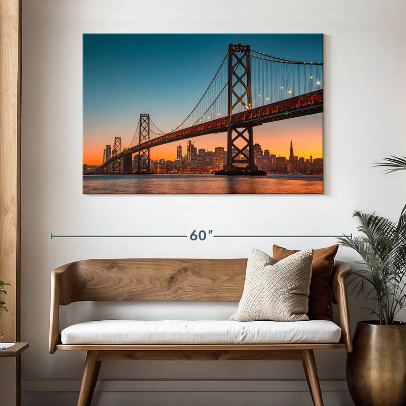 Lilie SF Oakland Bay Bridge, 32" H x 48" W