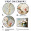 Or doré harmonie fleurs I - art mural orchidée-22722584-22722581-22722580