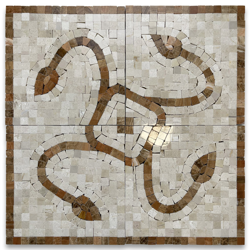 6" x 6" Marble Mosaic Wall & Floor Tile