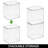 mDesign Plastic Kitchen Pantry/Fridge Storage Organizer, Hinge Lid-98156745-98156746