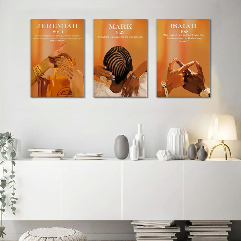 3 Piece Wrapped Canvas Print