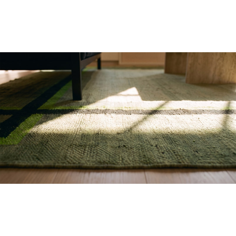 Antique Art Deco - European French Geometric Flat Weave Rug