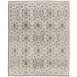 Mongol Wool Moroccan Area Rug in Beige/Blue