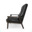 Mid Century Modern Upholstered Accent Chair, Faux Leather-622585444