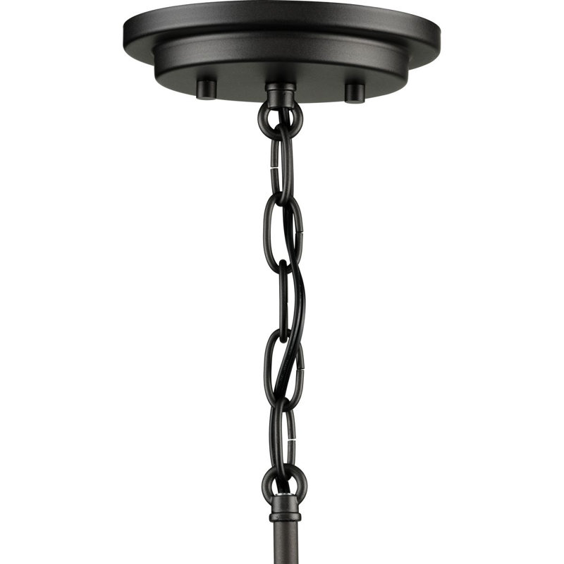 Luminaire suspendu géométrique à 1 lumière Soleil, Graphite