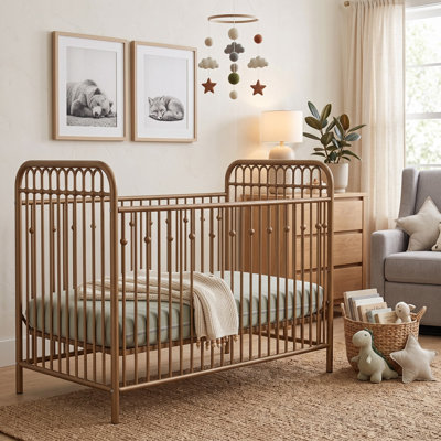 Lit de bébé standard en métal Klos