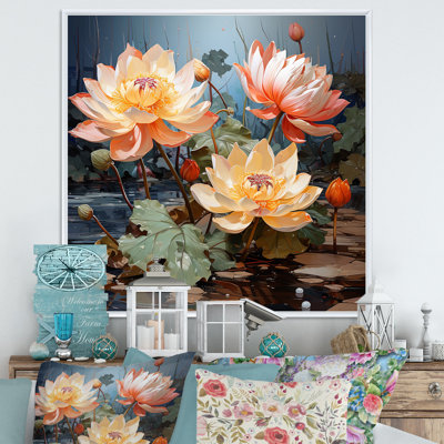 Fleurs de lotus fauves II