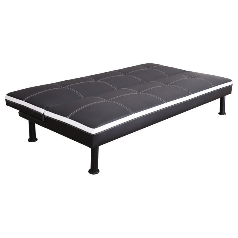 Canapé convertible en faux cuir Evianna