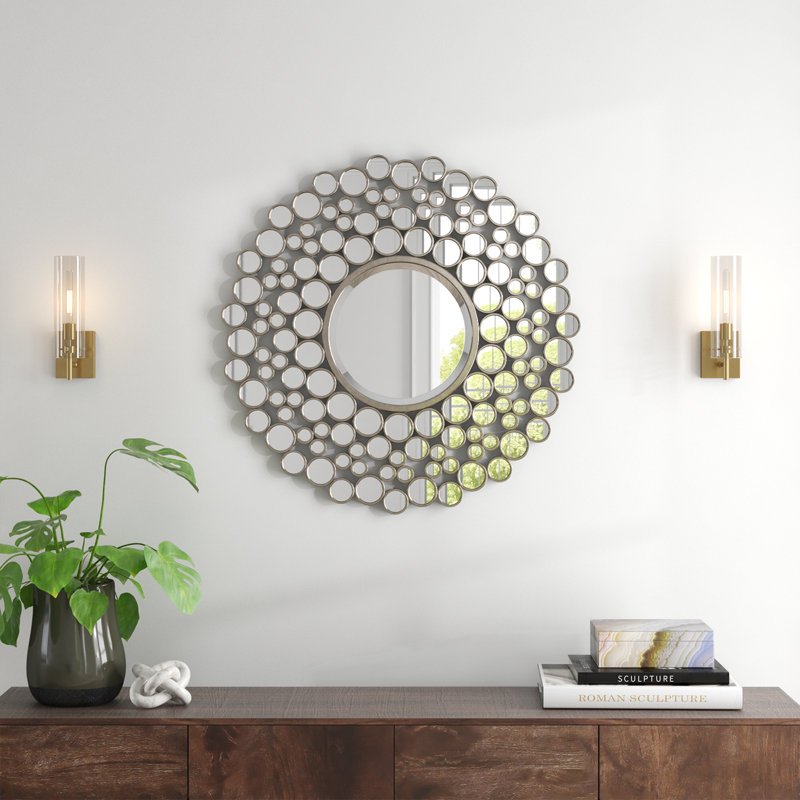 Metal Round Wall Mirror