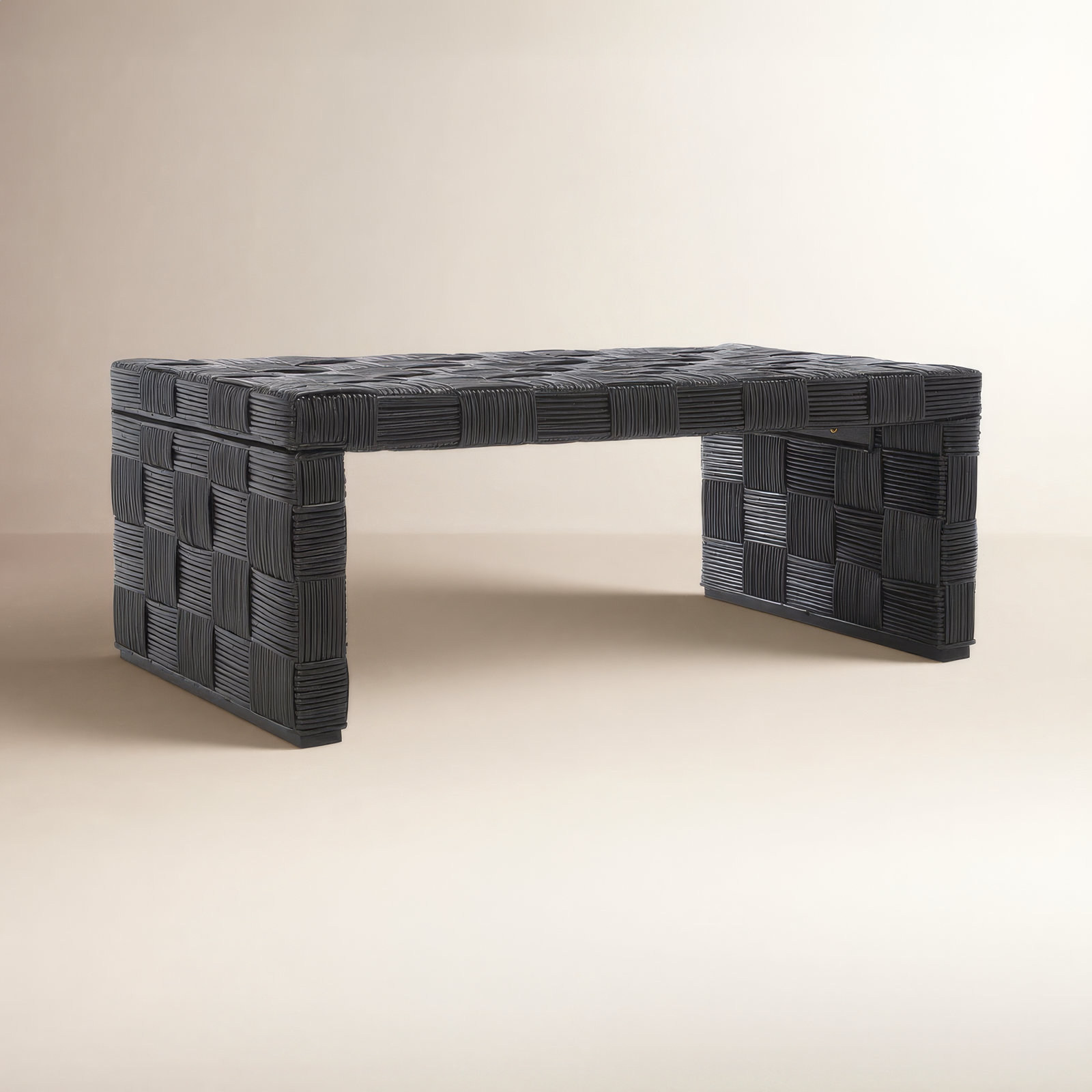 Redrow Single Coffee Table, Black/Kubu