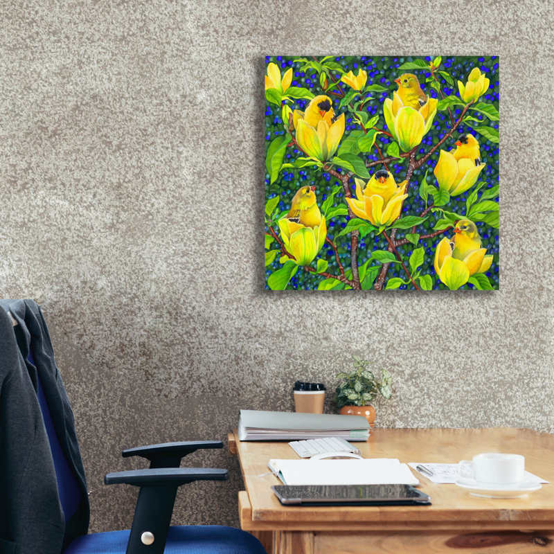  'In Bloom' by Marvindale Canvas Wall Art, 26" x 26", 26" H x 26" W