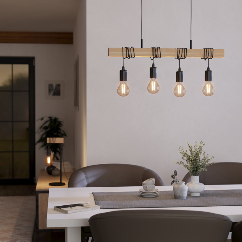 4 - Light Matte Black Pendant