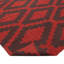 Brown & Red Geometric Flatweave Cotton Rug-1095389132