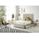 Pleasanton Linen Divan Bed Set with Sprung Memory Foam Mattress and Headboard