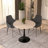 Bristol Round Dining Table With Sintered Stone Top And Stainless Steel Pedestal Base-1210339149-1210339148