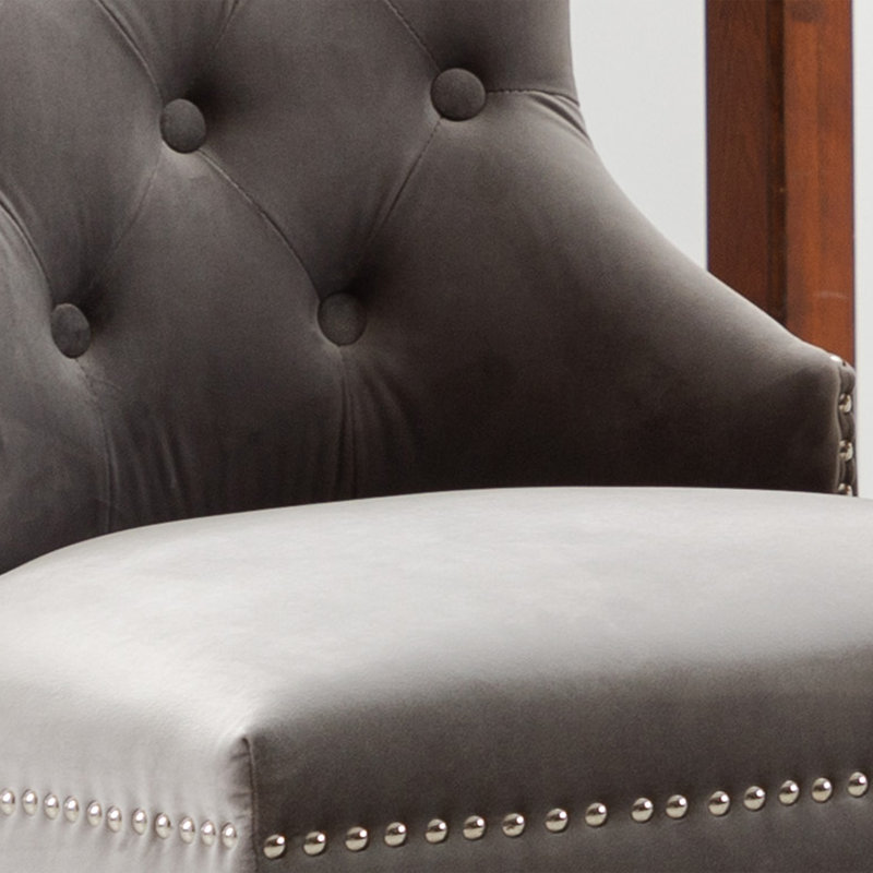 Chaise parsons Fechi, Gris clair