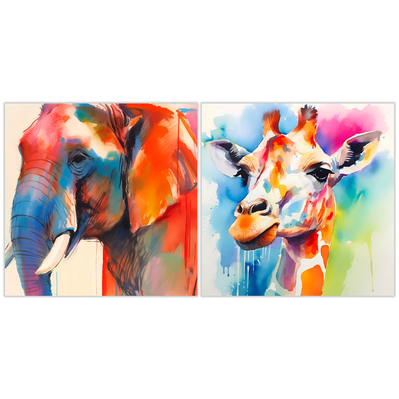 «Vibrant Majesty I & II», 2 pièces