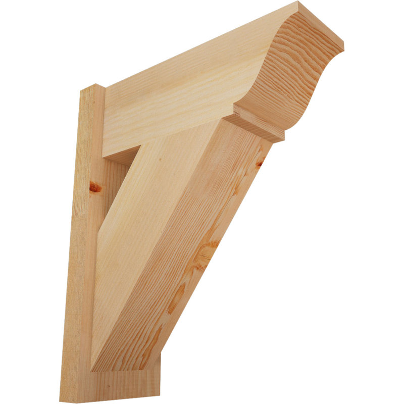 Persienne traditionnelle en bois rustique, P 20 po x H 24 po, Sapin Douglas de 8 po (sciage brut)