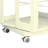 New Style White 4 All Rotating Book Rack, 360 Wheels, Adjustable Shelf, Smooth Movement, High Capacity Storage Unit Bookshelf, Easy Assembly, Small Footprint, Space Utilization, Great For Books-122505497